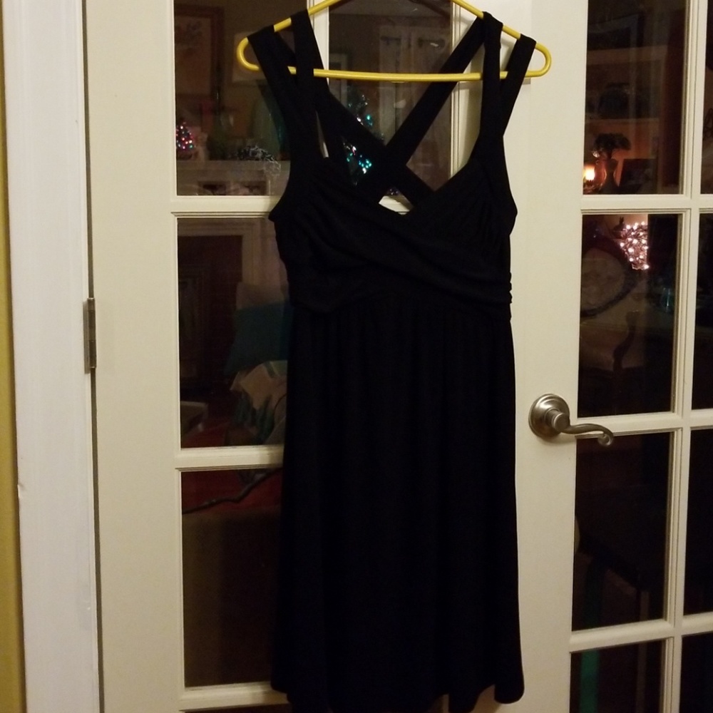 Empire strappy sexy torrid little black dress 0
